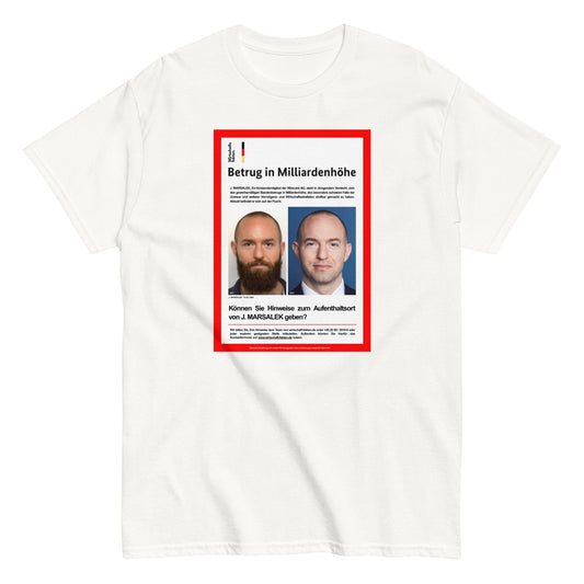 Fahndung nach J. Marsalek T-shirt
